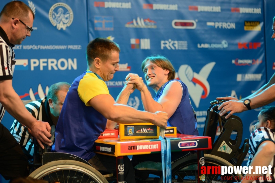 World Armwrestling Championship for Disabled 2014, Puck, Poland - left hand # Siłowanie na ręce # Armwrestling # Armpower.net