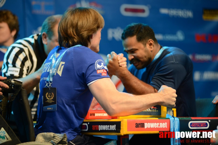 World Armwrestling Championship for Disabled 2014, Puck, Poland - left hand # Armwrestling # Armpower.net