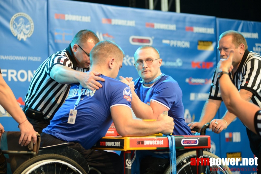 World Armwrestling Championship for Disabled 2014, Puck, Poland - left hand # Aрмспорт # Armsport # Armpower.net