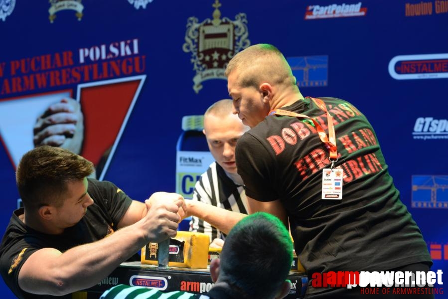 XV Puchar Polski 2014 - lewa ręka - eliminacje # Siłowanie na ręce # Armwrestling # Armpower.net