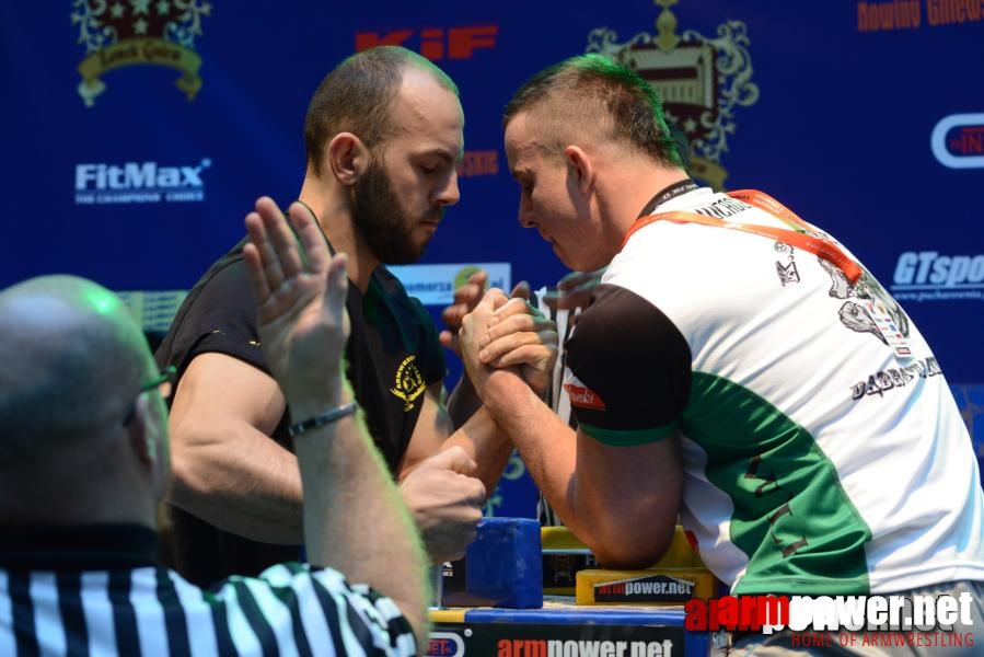 XV Puchar Polski 2014 - lewa ręka - eliminacje # Siłowanie na ręce # Armwrestling # Armpower.net