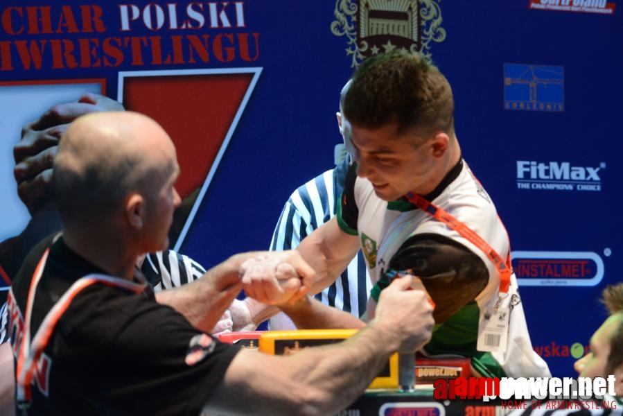 XV Puchar Polski 2014 - lewa ręka - eliminacje # Siłowanie na ręce # Armwrestling # Armpower.net