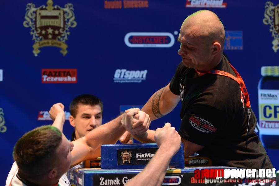 XV Puchar Polski 2014 - lewa ręka - eliminacje # Siłowanie na ręce # Armwrestling # Armpower.net