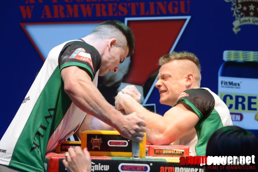 XV Puchar Polski 2014 - lewa ręka - eliminacje # Siłowanie na ręce # Armwrestling # Armpower.net