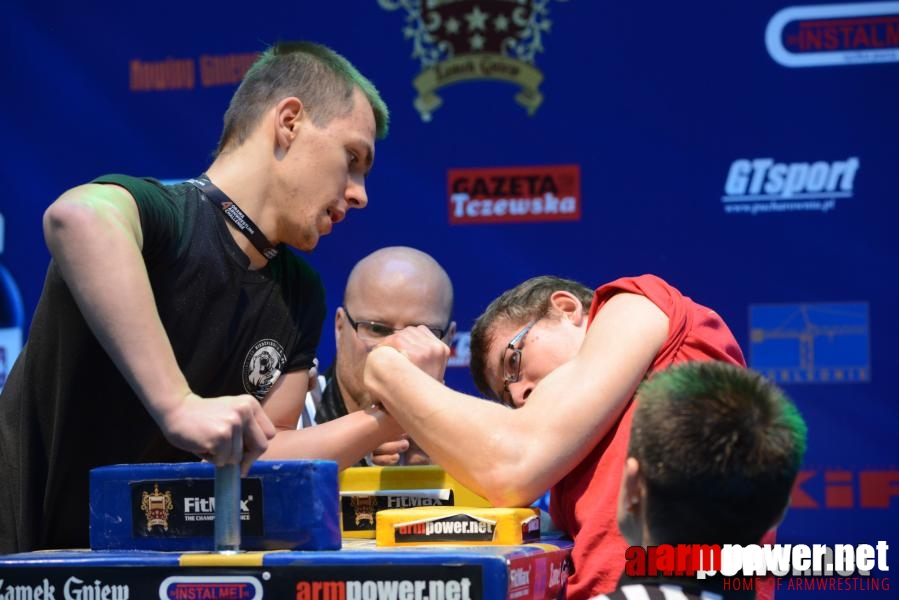 XV Puchar Polski 2014 - lewa ręka - eliminacje # Siłowanie na ręce # Armwrestling # Armpower.net