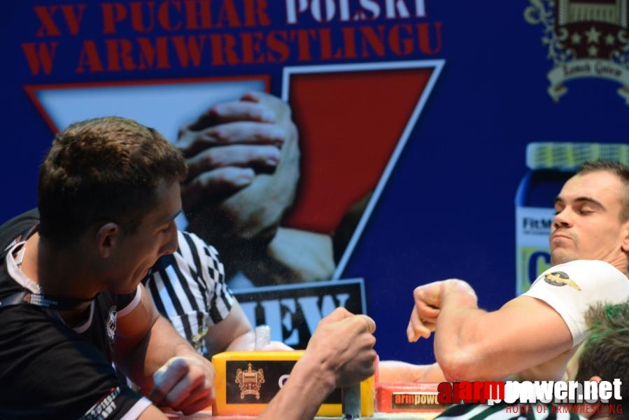 XV Puchar Polski 2014 - lewa ręka - eliminacje # Siłowanie na ręce # Armwrestling # Armpower.net