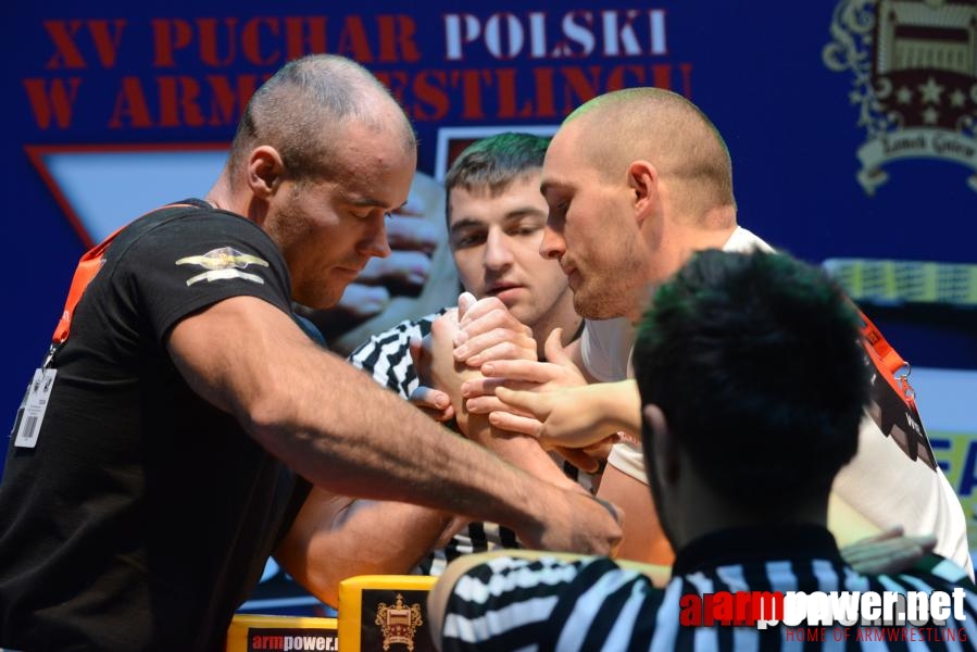 XV Puchar Polski 2014 - lewa ręka - eliminacje # Siłowanie na ręce # Armwrestling # Armpower.net