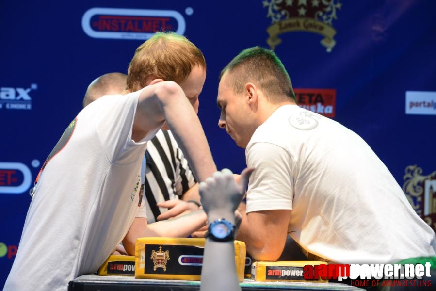 XV Puchar Polski 2014 - lewa ręka - eliminacje # Siłowanie na ręce # Armwrestling # Armpower.net