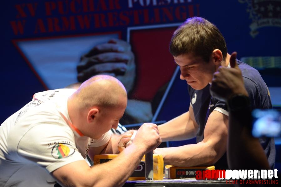 XV Puchar Polski 2014 - lewa ręka - finały # Siłowanie na ręce # Armwrestling # Armpower.net