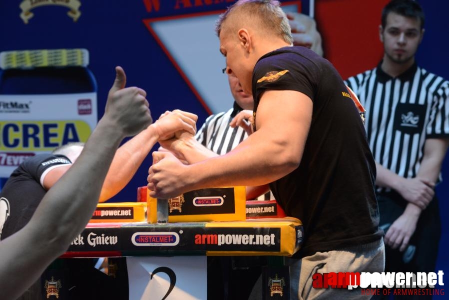 XV Puchar Polski 2014 - prawa ręka - eliminacje # Siłowanie na ręce # Armwrestling # Armpower.net