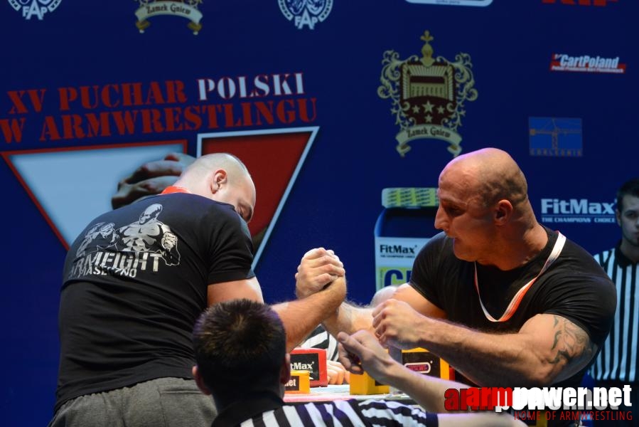 XV Puchar Polski 2014 - prawa ręka - eliminacje # Siłowanie na ręce # Armwrestling # Armpower.net