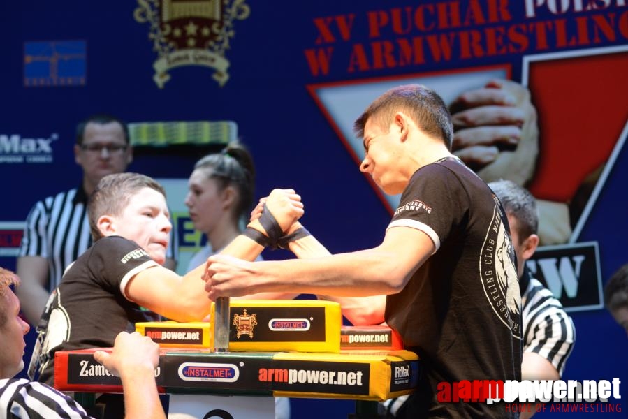 XV Puchar Polski 2014 - prawa ręka - eliminacje # Siłowanie na ręce # Armwrestling # Armpower.net