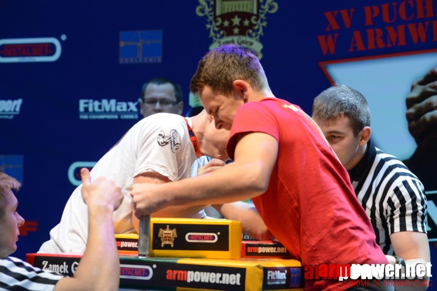 XV Puchar Polski 2014 - prawa ręka - eliminacje # Siłowanie na ręce # Armwrestling # Armpower.net