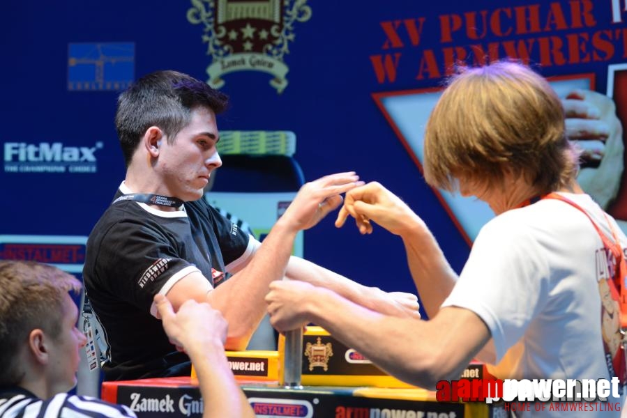 XV Puchar Polski 2014 - prawa ręka - eliminacje # Siłowanie na ręce # Armwrestling # Armpower.net