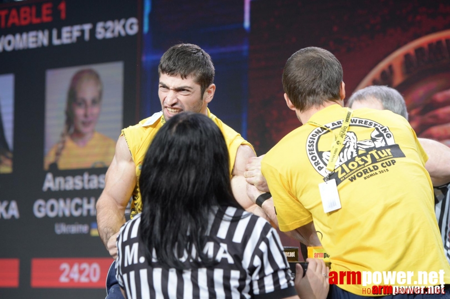 Zloty Tur 2015 by Mark Kazus - Left Hand # Siłowanie na ręce # Armwrestling # Armpower.net