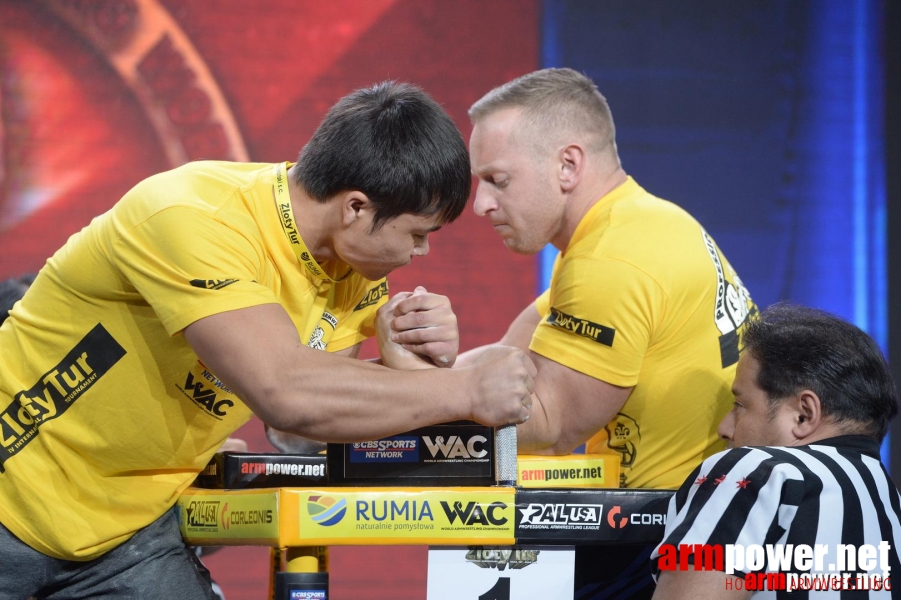 Zloty Tur 2015 by Mark Kazus - Left Hand # Siłowanie na ręce # Armwrestling # Armpower.net