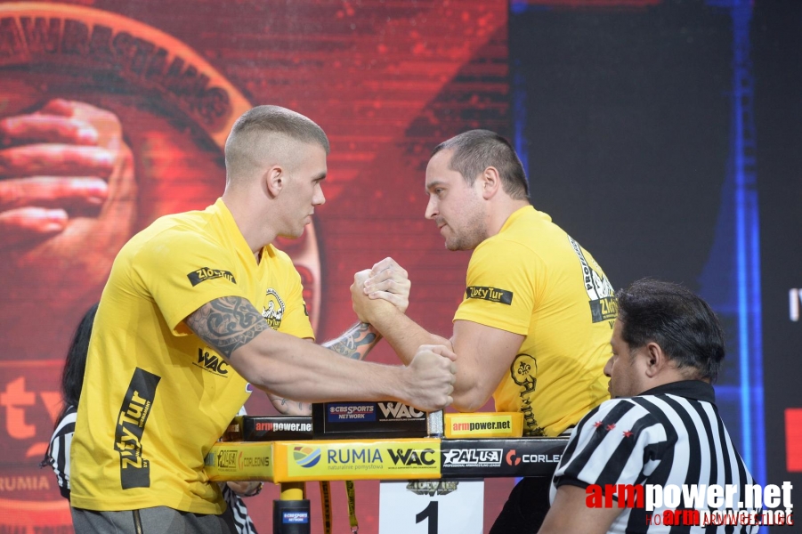 Zloty Tur 2015 by Mark Kazus - Left Hand # Siłowanie na ręce # Armwrestling # Armpower.net