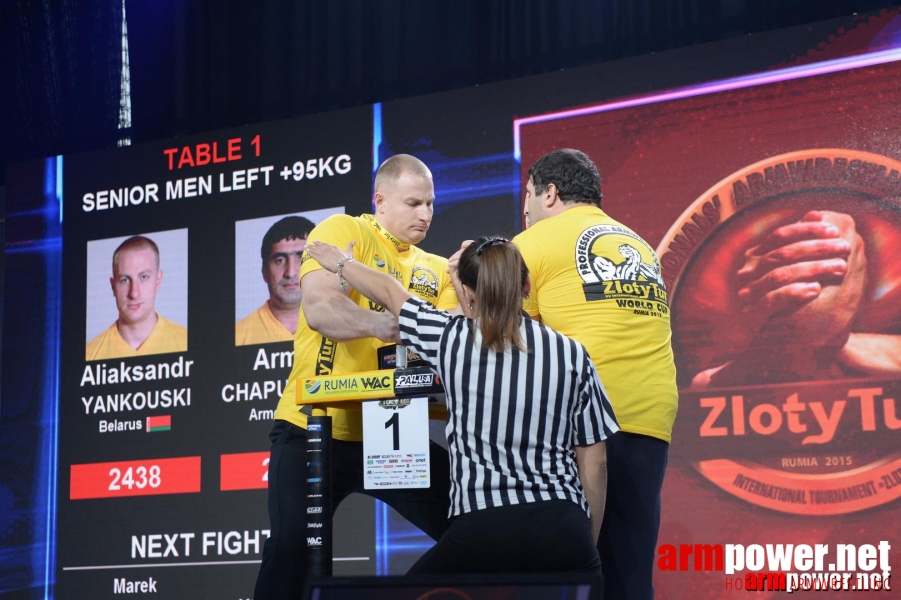 Zloty Tur 2015 by Mark Kazus - Left Hand # Siłowanie na ręce # Armwrestling # Armpower.net