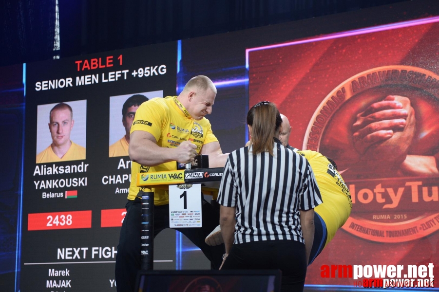 Zloty Tur 2015 by Mark Kazus - Left Hand # Siłowanie na ręce # Armwrestling # Armpower.net