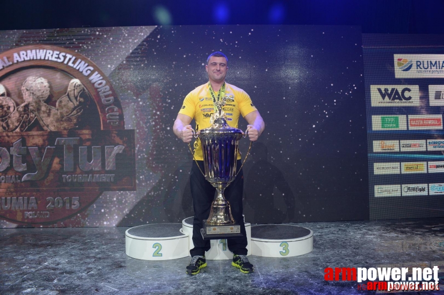 Zloty Tur 2015 by Mark Kazus - Left Hand # Siłowanie na ręce # Armwrestling # Armpower.net