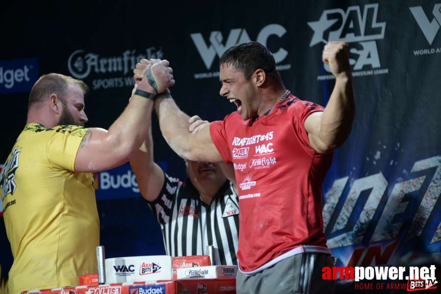 Armfight #45 - Vendetta in Vegas # Siłowanie na ręce # Armwrestling # Armpower.net