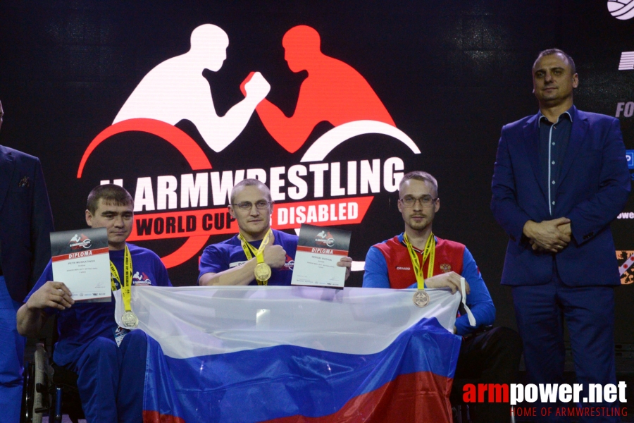 II World Cup for Disabled 2016 - left hand # Armwrestling # Armpower.net