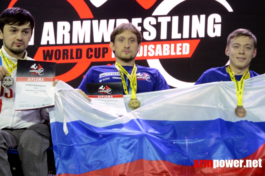 II World Cup for Disabled 2016 - left hand # Siłowanie na ręce # Armwrestling # Armpower.net