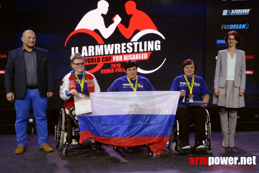 II World Cup for Disabled 2016 - right hand # Armwrestling # Armpower.net