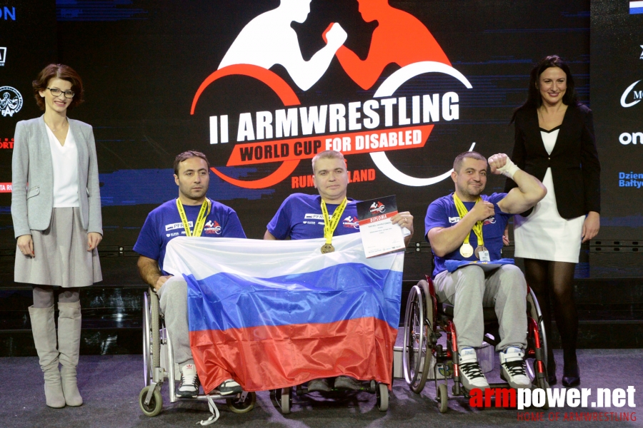 II World Cup for Disabled 2016 - right hand # Siłowanie na ręce # Armwrestling # Armpower.net