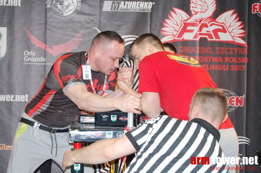 Lewa ręka - Mistrzostwa Polski 2017 Szczyrk # Siłowanie na ręce # Armwrestling # Armpower.net