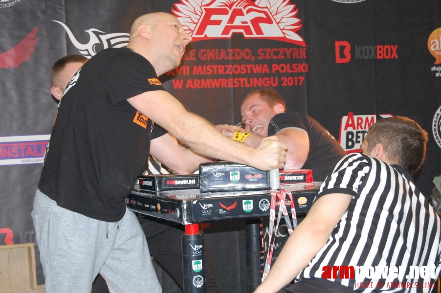 Lewa ręka - Mistrzostwa Polski 2017 Szczyrk # Siłowanie na ręce # Armwrestling # Armpower.net