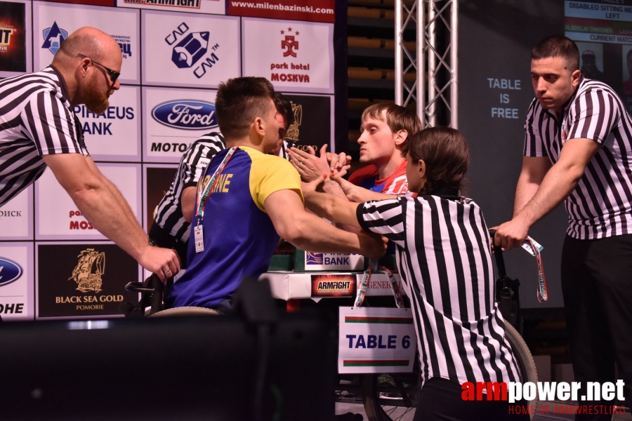 EuroArm2018 - day3 -disabled and masters left hand # Armwrestling # Armpower.net