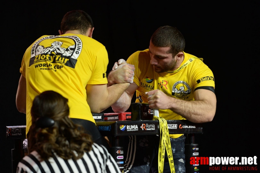 Zloty Tur 2018 - eliminations right hand # Armwrestling # Armpower.net