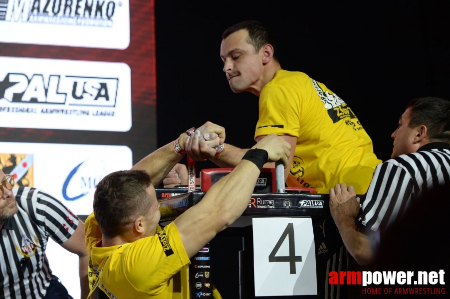 Zloty Tur 2018 - eliminations left hand # Siłowanie na ręce # Armwrestling # Armpower.net