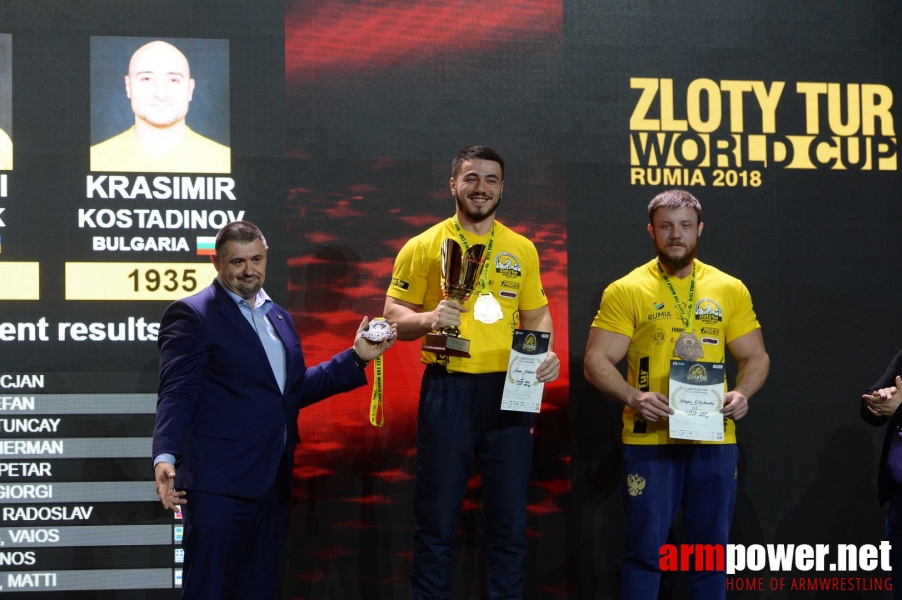 Zloty Tur 2018 - eliminations left hand # Siłowanie na ręce # Armwrestling # Armpower.net