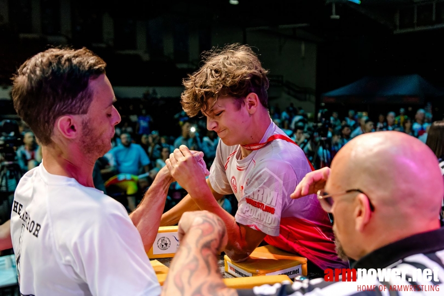 European Armwrestling Championship 2024 - left hand - day 1 # Aрмспорт # Armsport # Armpower.net